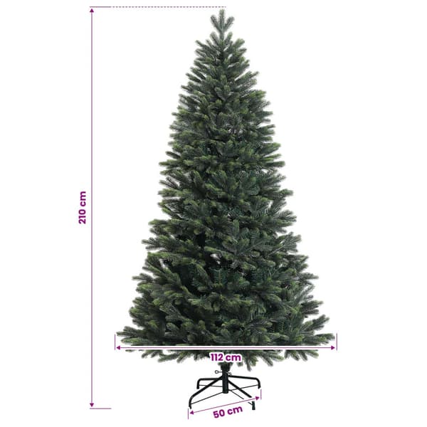 Plast Hingad Julgran 210 cm 300 LED-lampor Varmvit