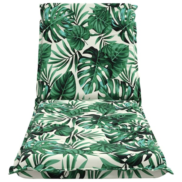 Solstol Kudde GEMERT 100% Polyester Bladmönster 190 x 60 x 9 cm