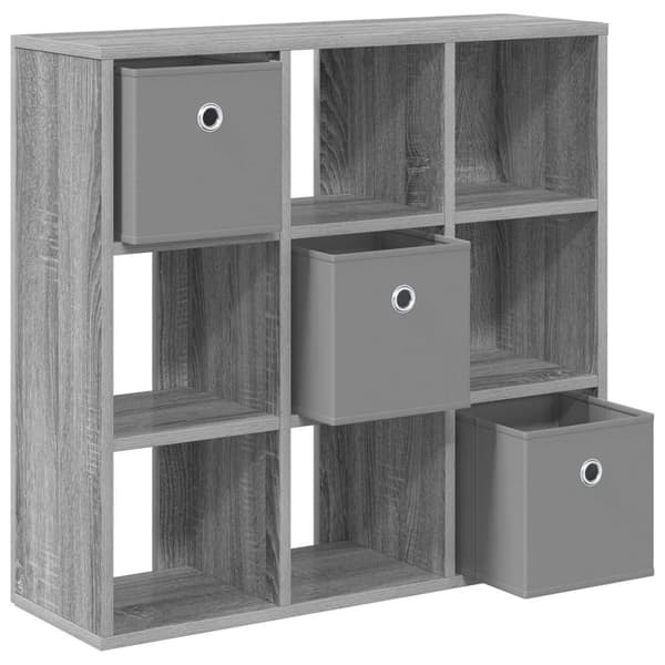 Sideboard med låda Grå Sonoma 73,5 x 24 x 69,5 cm