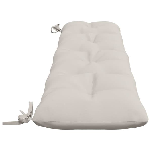 2-delade Bänk Kuddar VIANEN 100% Polyester Vit 200 x 30 x 12 cm