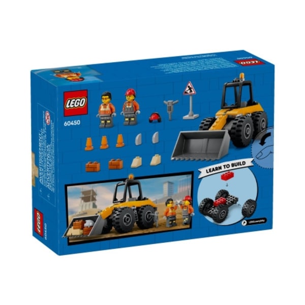 LEGO City 60450 - Gul bygghjulslastare - byggsats
