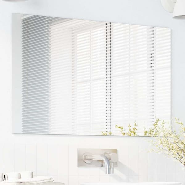 Väggspegel Rektangulär 50 x 80 cm härdat glas