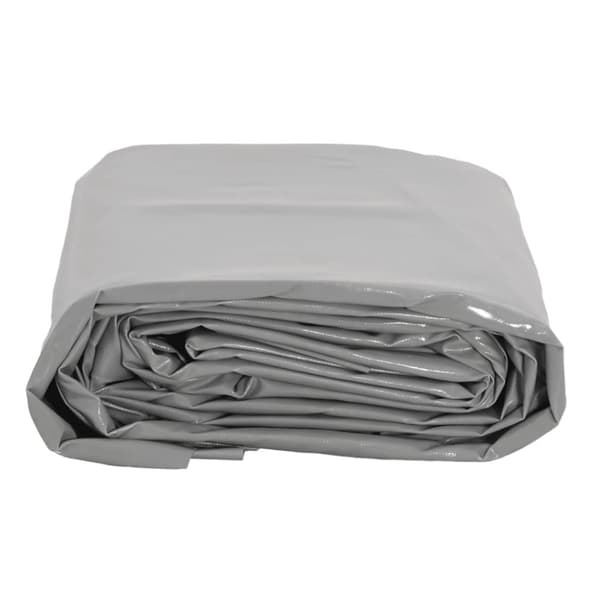 Presenning grå 5x7 m 650 g/m²