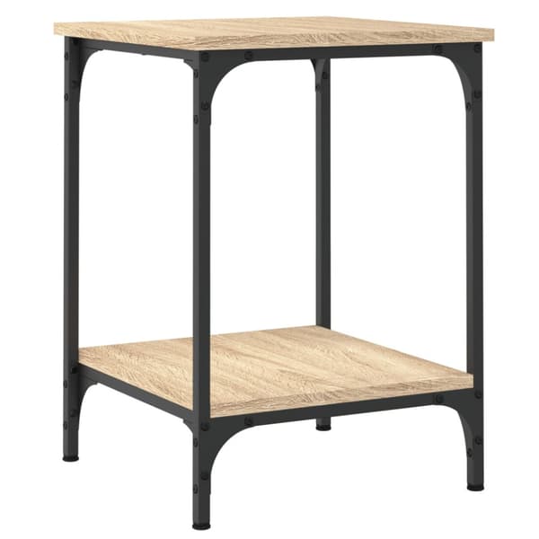 Soffbord sonoma-ek 40x40x55 cm konstruerat trä