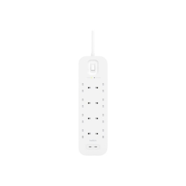 Belkin Connect - överspänningsskydd - med 2 USB-C-portar
