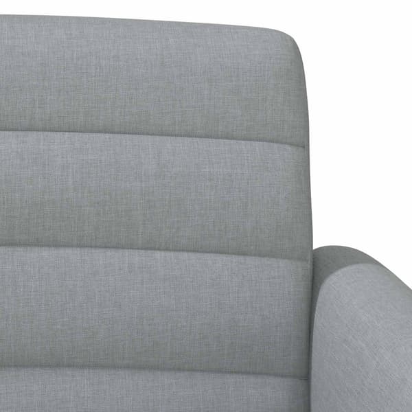 Loveseat med knapprapport Ljusgrå 116 x 67 x 80 cm Tyg