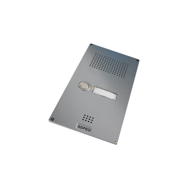 AGFEO Premium TFE 1 - dörrklocka - 1 button - silver