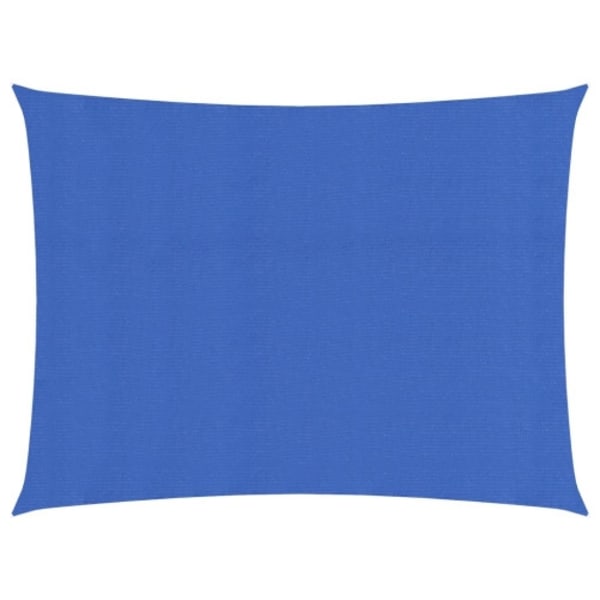 Solsegel 160 g/m² rektangulär blå 4x5 m HDPE