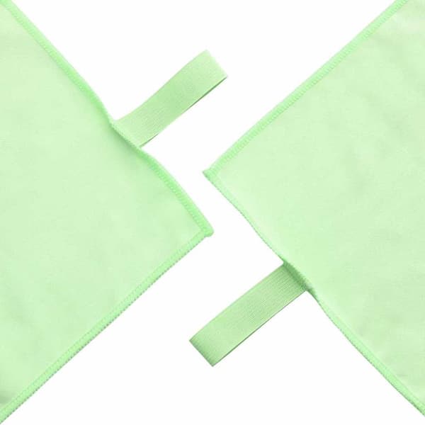 Sporthanddukar 2 pcs Grön 50 x 30 cm Polyester och polyamid