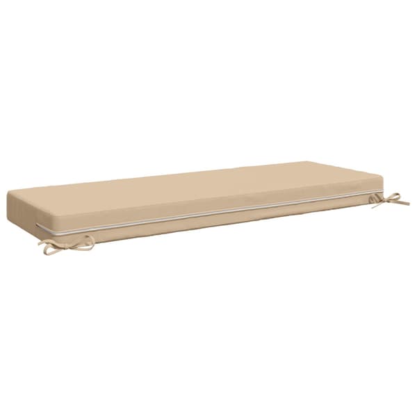 Sittkudde SOEST 100% Polyester Gräddvit 120 x 40 x 10 cm