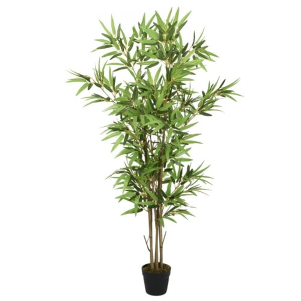 Konstväxt bambu 1288 blad 180 cm grön