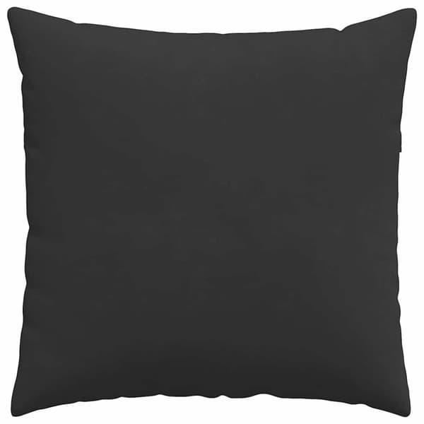 Sofakuddar 2 pcs Svart 60 x 60 cm tyg