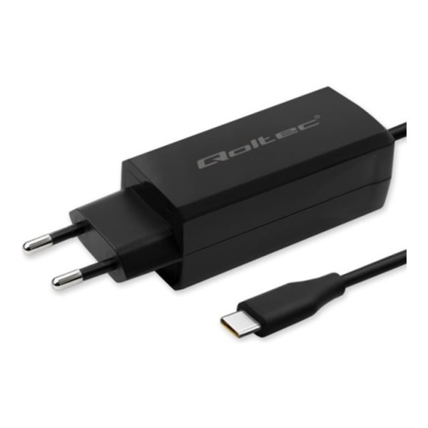 Qoltec - USB-C strömadapter - 3-4,5A, 5-20V, GaN, USB-C 3.1 - 90 Watt
