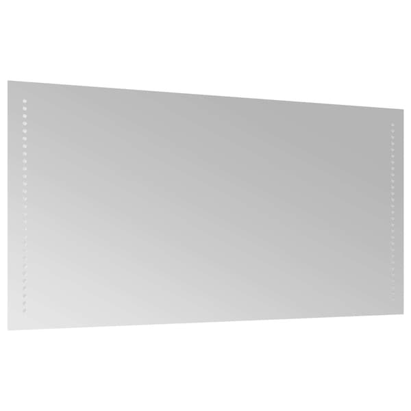 LED Badrumsspegel Transparent 100 x 50 cm härdat glas