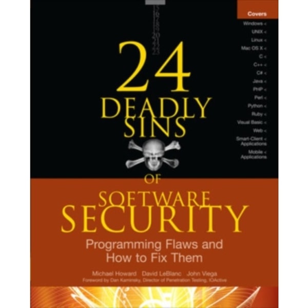 24 Deadly Sins of Software Security: Programming Flaws and How to Fix Them (häftad, eng)