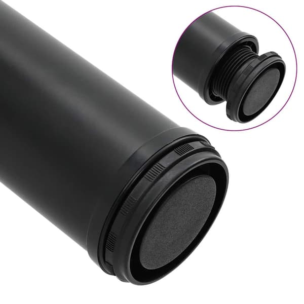 Höjdjusterbara bordsben 4 st 1100 mm svart
