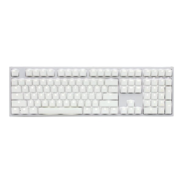 Ducky One 2 DKON1808S - tangentbord - tysk - vit Inmatningsenhet Vit