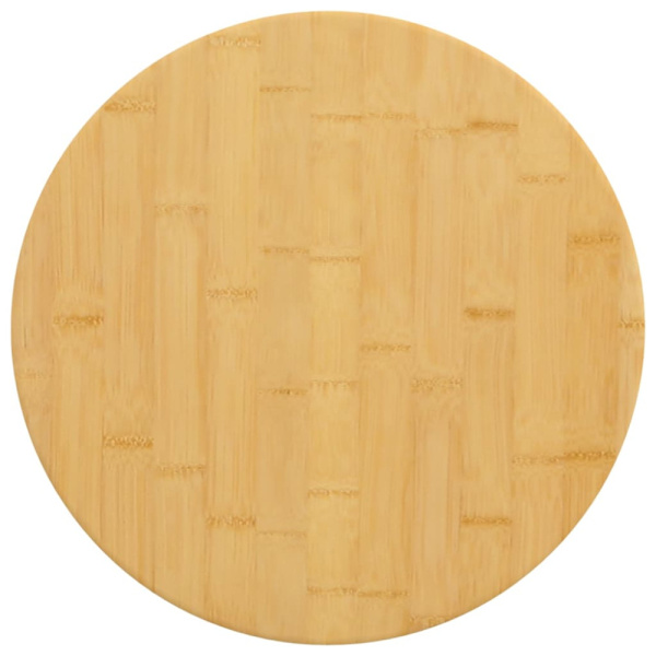 Bordsskiva Ø50x2,5 cm bambu