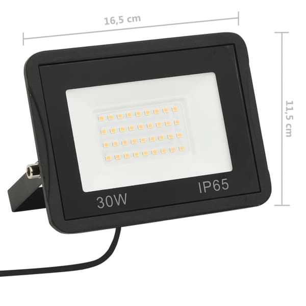 Strålkastare 2 st 30 W LED kallvit