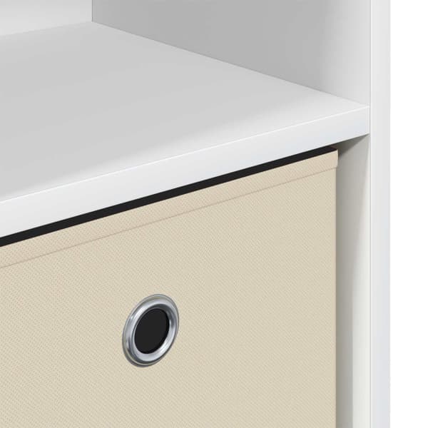 Sideboard med låda Vit 88,5 x 27,5 x 63,5 cm