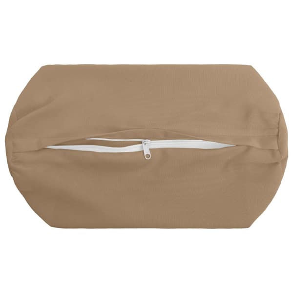 Kuddöverdrag 2 st HEERLEN Taupe Ø 15 x 40 cm Polyester