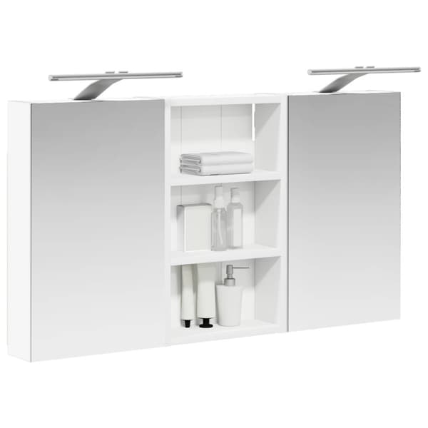 Badrumsskåpsset 3 st 90 x 10,5 x 50 cm Konstruerat trä