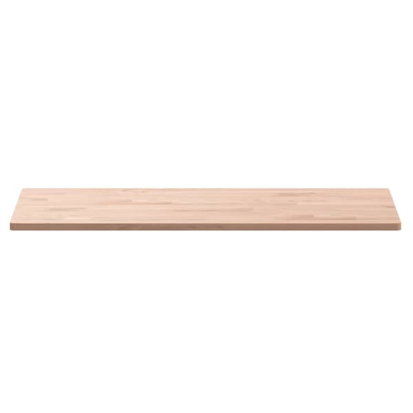 Bordsskiva 80x40x1,5 cm rektangulär massivt bokträ