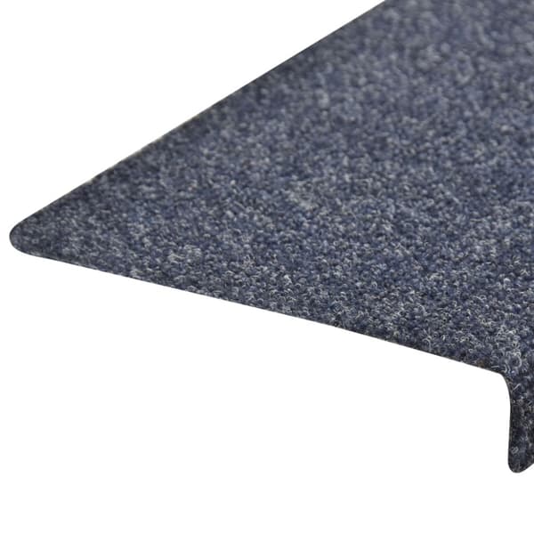 Trappmattor självhäftande 5 st 65x21x4 cm antracit rektangulär kant