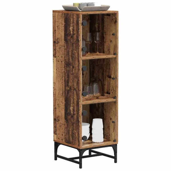 Sideboard Gammalt trä 35 x 37 x 117 cm