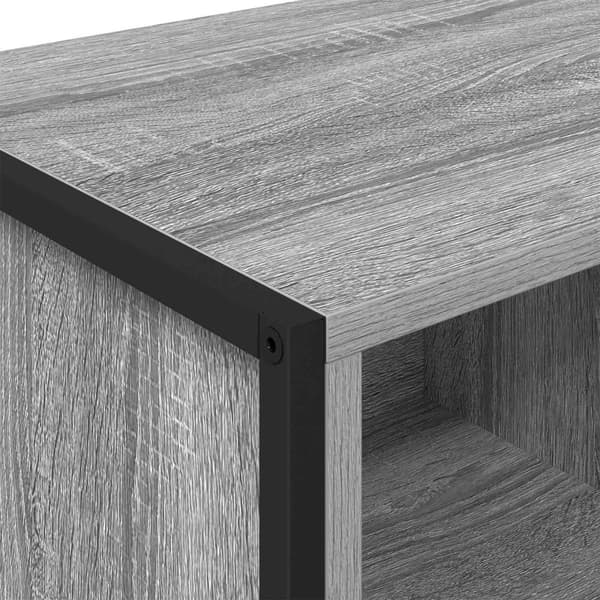 Sideboard 2 pcs Grå Sonoma 81 x 36 x 150.5 cm Konstruerat trä