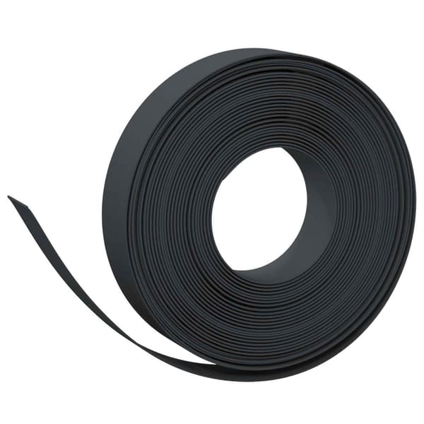 Trädgårdskant 25 m 10 cm PE Svart