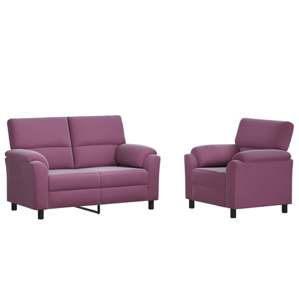 Soffset 2 st Lila Sammet