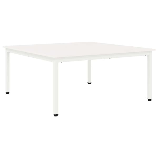 Kaffeebord Vit 100 x 100 x 45 cm Massiv furu