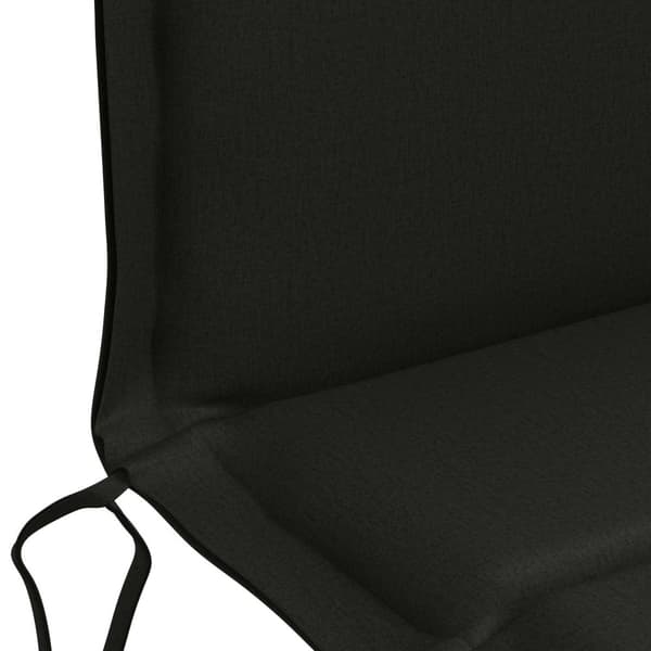 6-delade Höga Ryggstolsdynor GEMERT 6 st 100% Polyester Svart