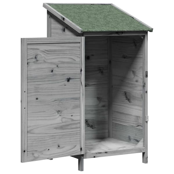 Trädgårdshus Grå 59,5 x 56 x 113,5 cm Konstruerat trä