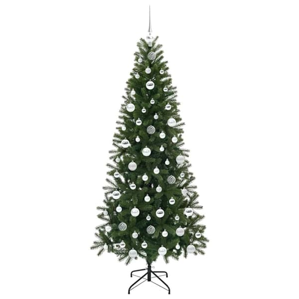 Konstgjord julgran Grön 180 cm PE och PVC