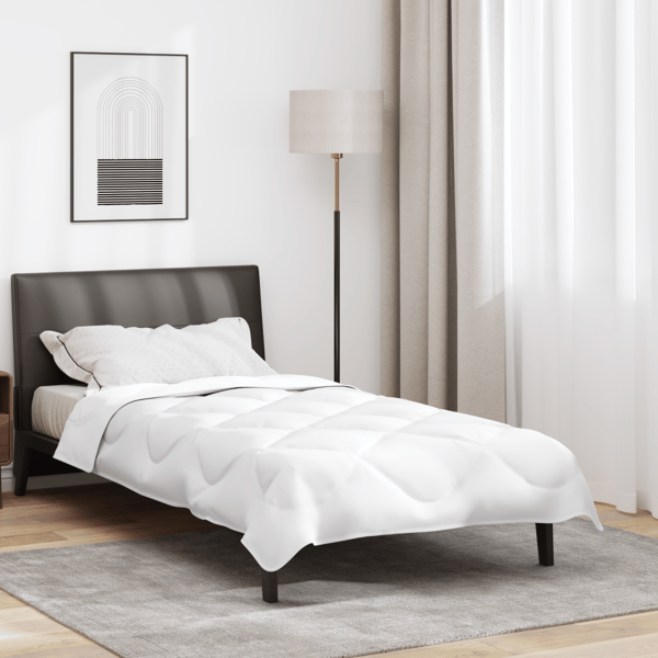 Duntäcke Vit 220 x 135 x 4 cm Polyester