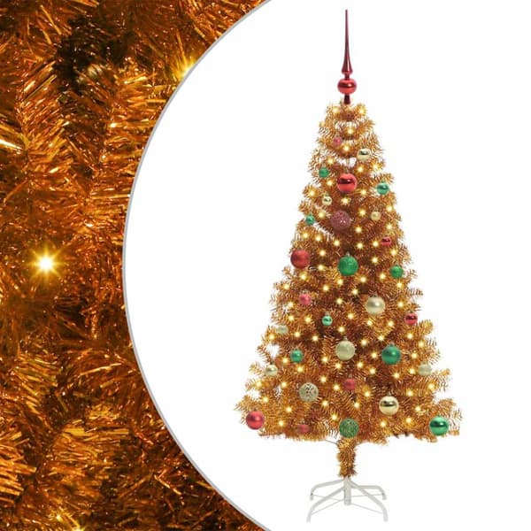 Julgran Guld 150 cm PET
