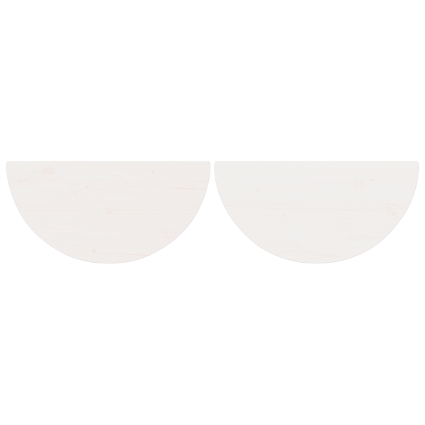 Kaffeebord 2 pcs Vit Massiv furu