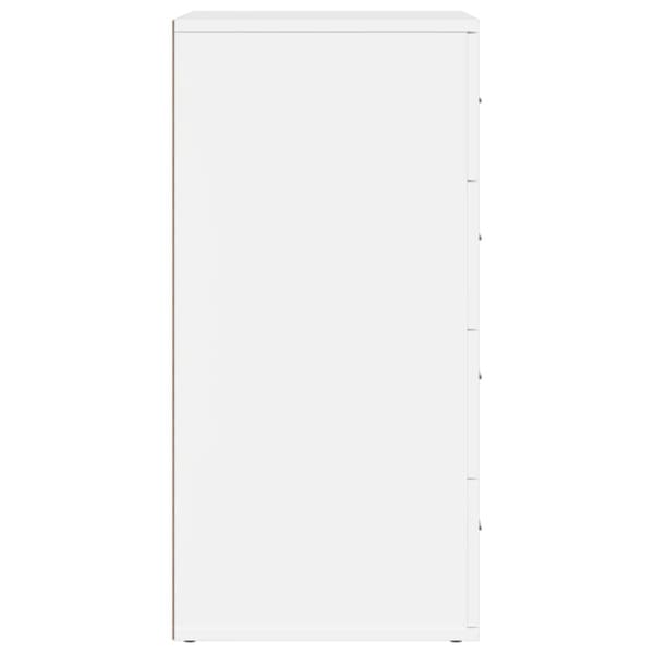 Skänkar 2 st vit 60x39x80 cm konstruerat trä