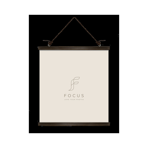 Focus Poster Hanger Magnetic Walnut 61cm