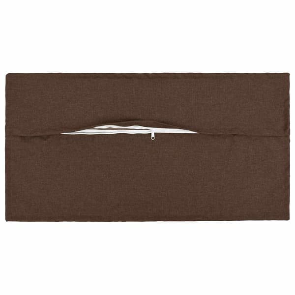Kuddöverdrag 2 st HOUTEN Brun 40 x 80 cm Faux Linne