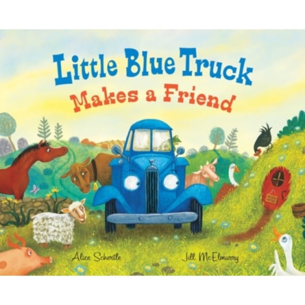 Little Blue Truck Makes a Friend (inbunden, eng)