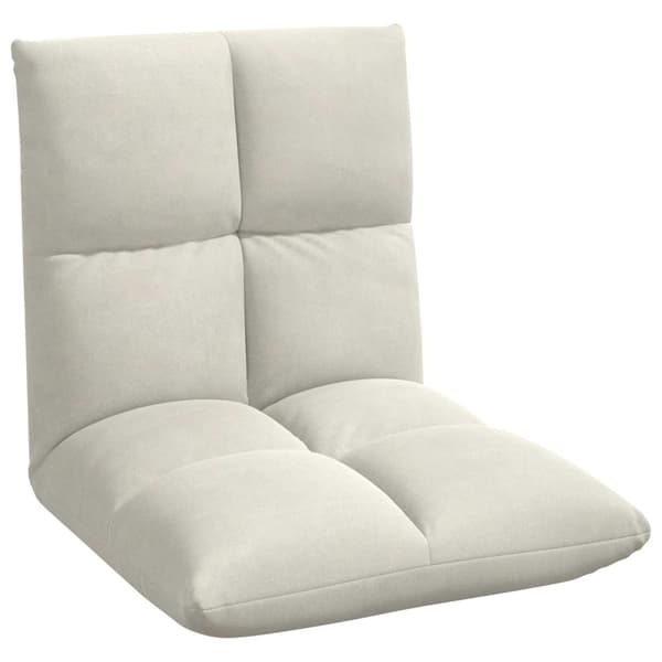 Golvstol Kräm 50 x 61 x 57 cm Sammet