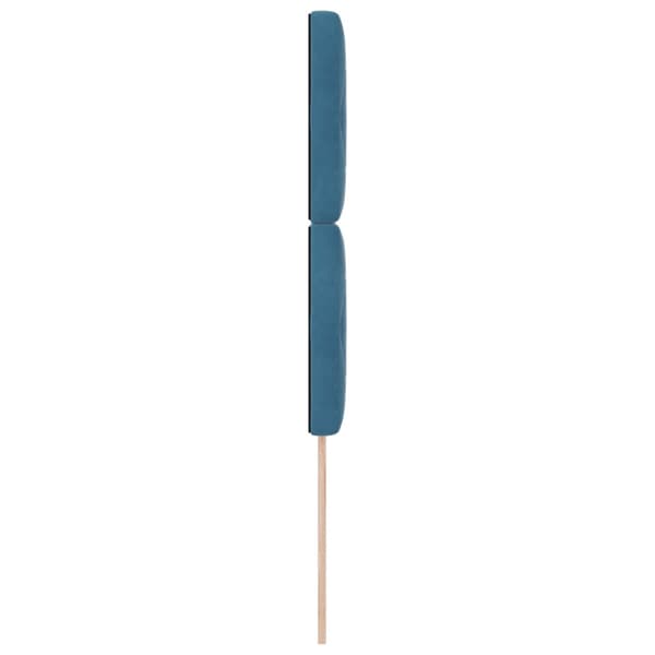 Huvudgavel Mörkblå 100 cm Sammet