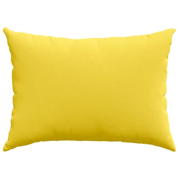 Sofakuddar 2 pcs Ljusgul 70 x 50 cm tyg
