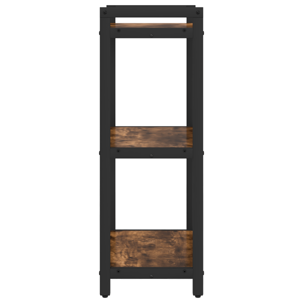 Hyllsystem Rökt ek 40 x 30 x 85 cm Konstruerat trä