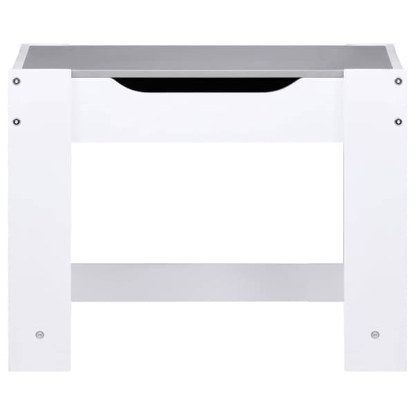 Barnbord med 2 stolar vit MDF