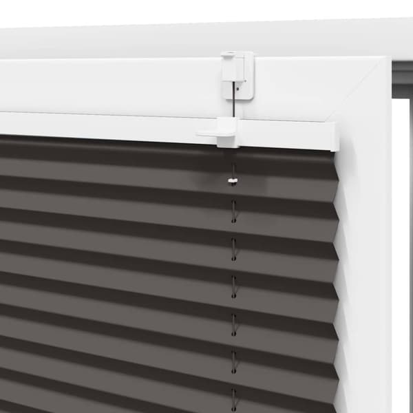 Plisserad persienn svart 90x150 cm tyg bredd 89,4 cm polyester