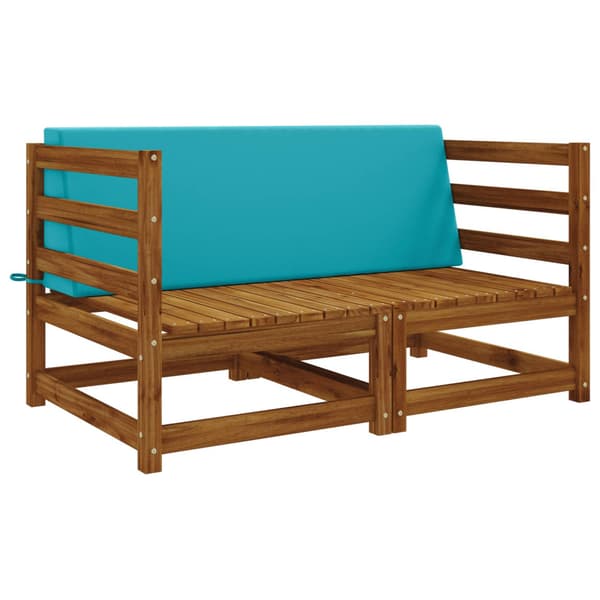 Ryggkudde SOEST 100% Polyester Turkos 120 x 20 x 40 cm